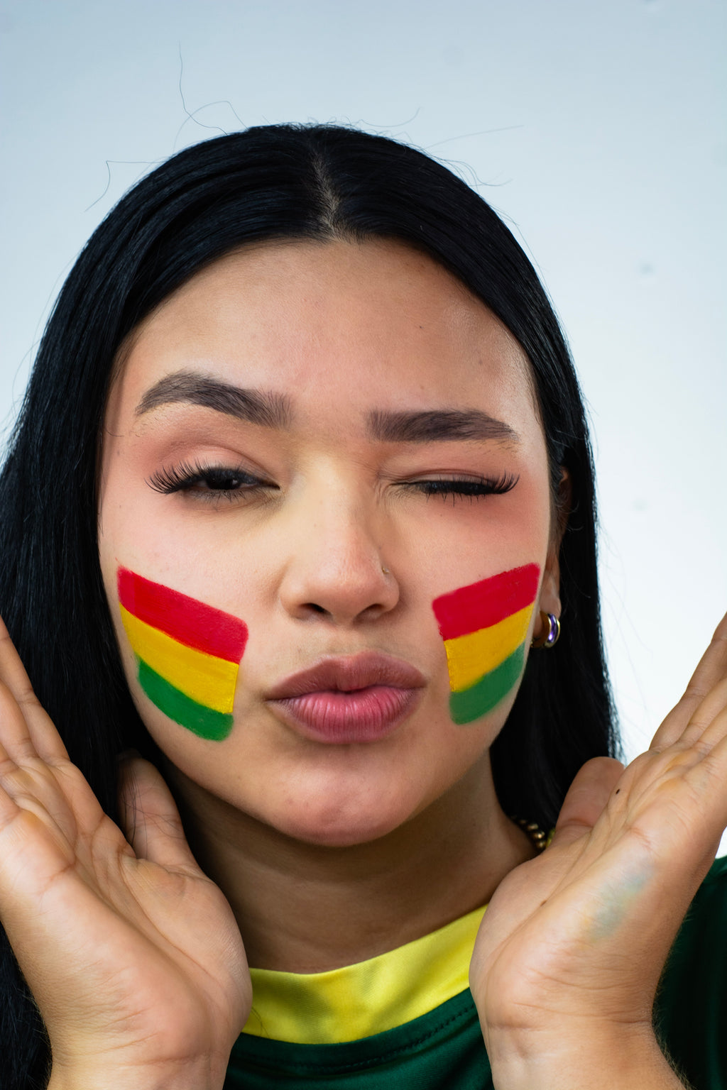 Sello de Pintura Facial Bandera de Bolivia — FIFA Copa del Mundo 2026
