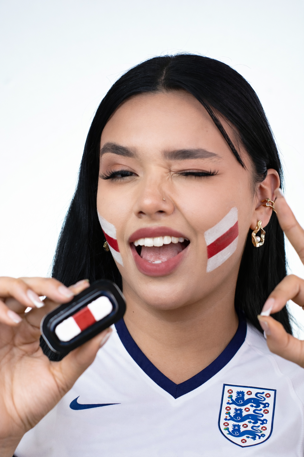 Sello de Pintura Facial Bandera de Inglaterra — FIFA Copa del Mundo 2026