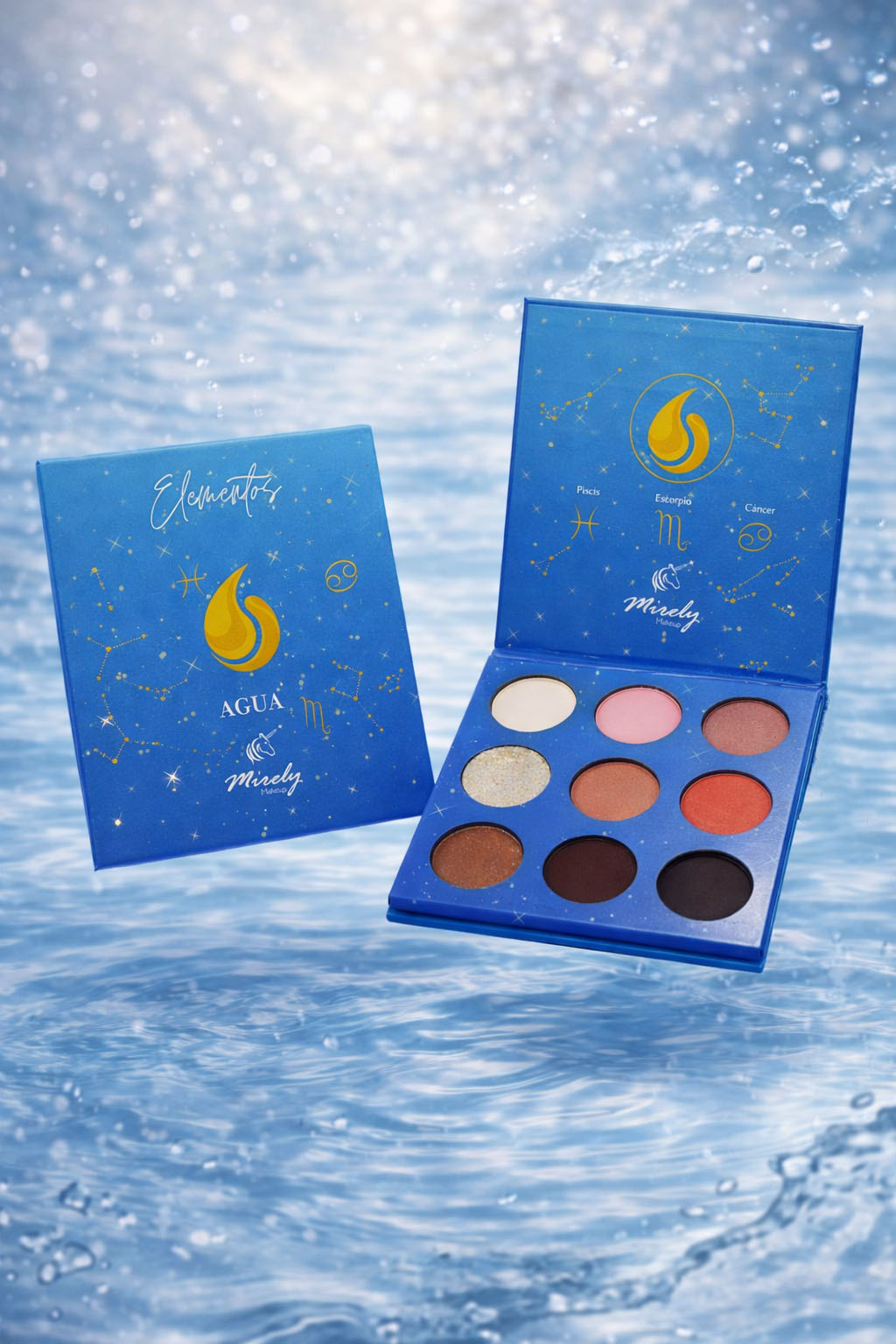 PALETA DE SOMBRAS ELEMENTO AGUA