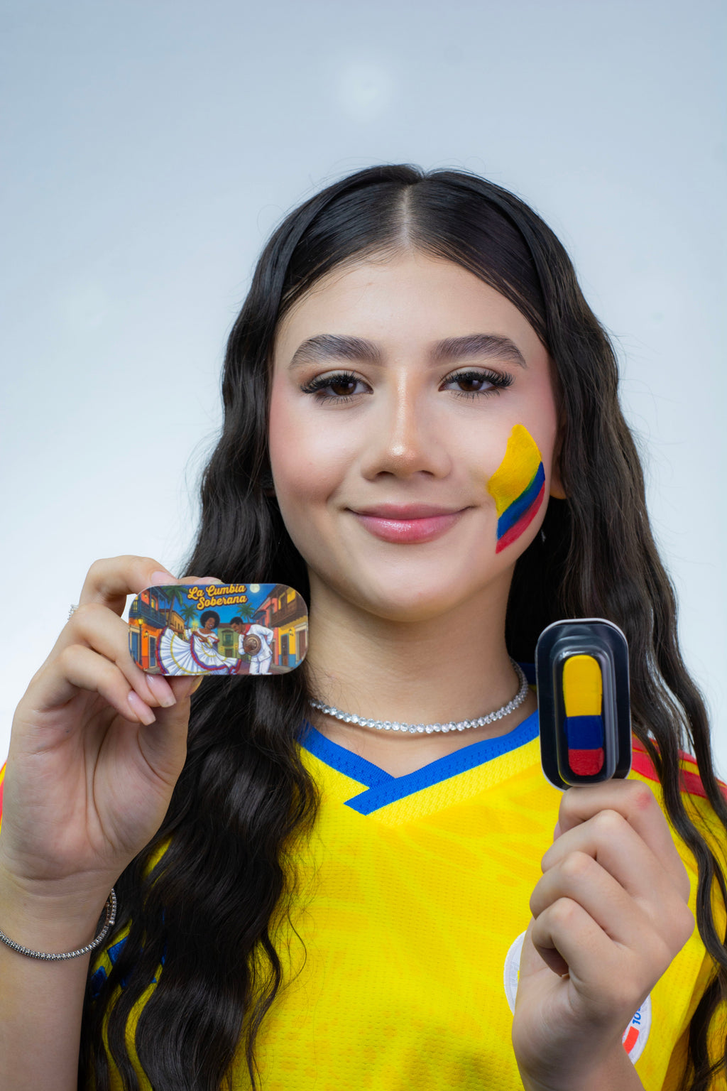 Sello de Pintura Facial Bandera de Colombia — FIFA Copa del Mundo 2026