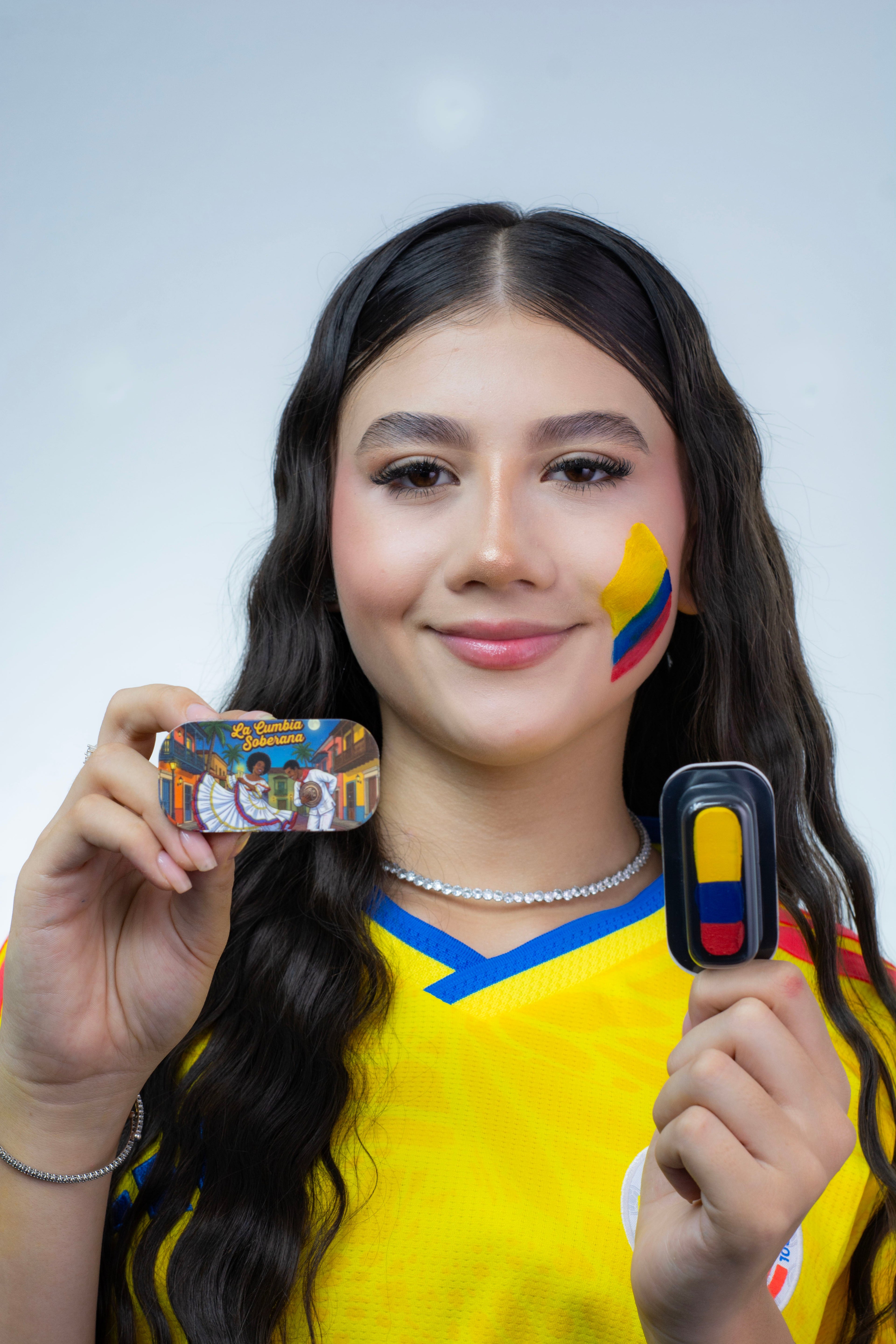 Sello de Pintura Facial Bandera de Colombia — FIFA Copa del Mundo 2026