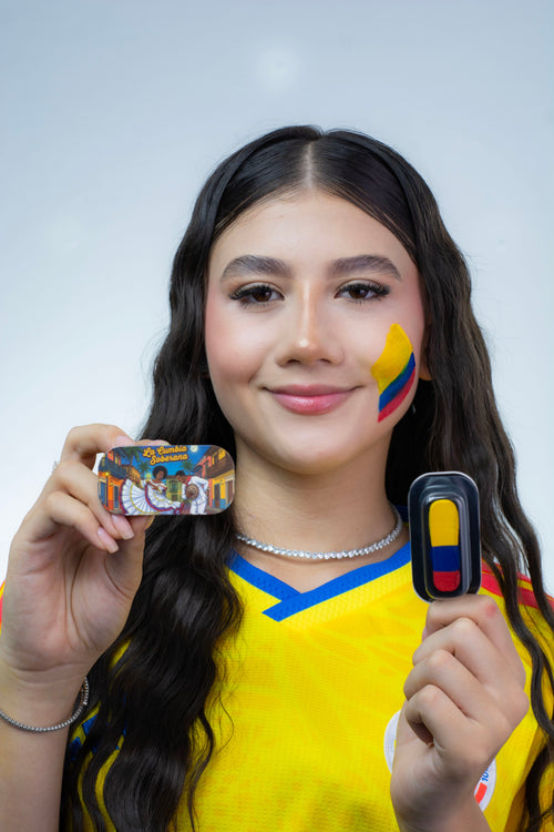 Sello de Pintura Facial Bandera de Colombia — FIFA Copa del Mundo 2026