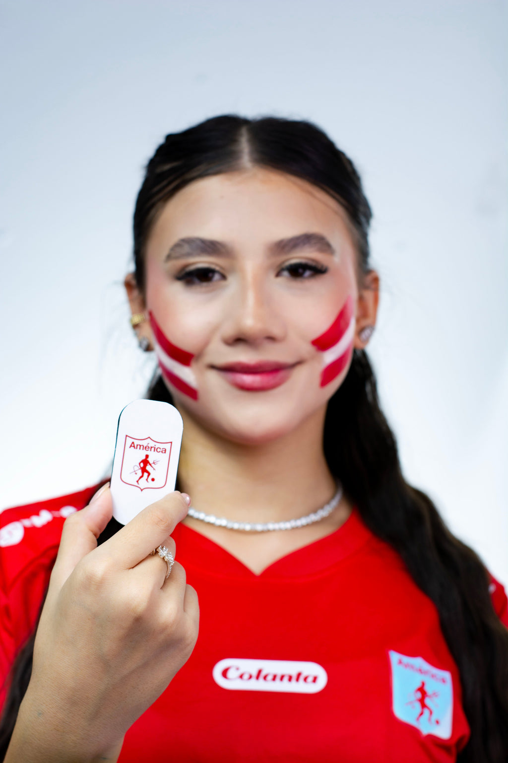 Sello de Pintura Facial América de Cali — Accesorio Fanático