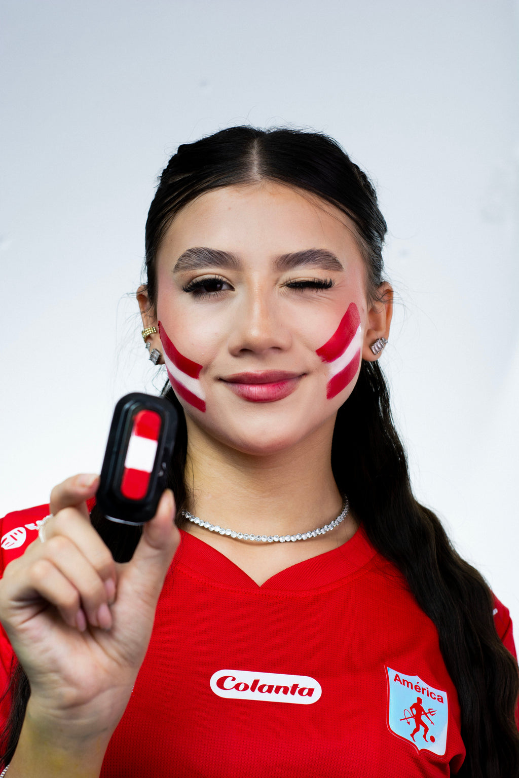 Sello de Pintura Facial América de Cali — Accesorio Fanático