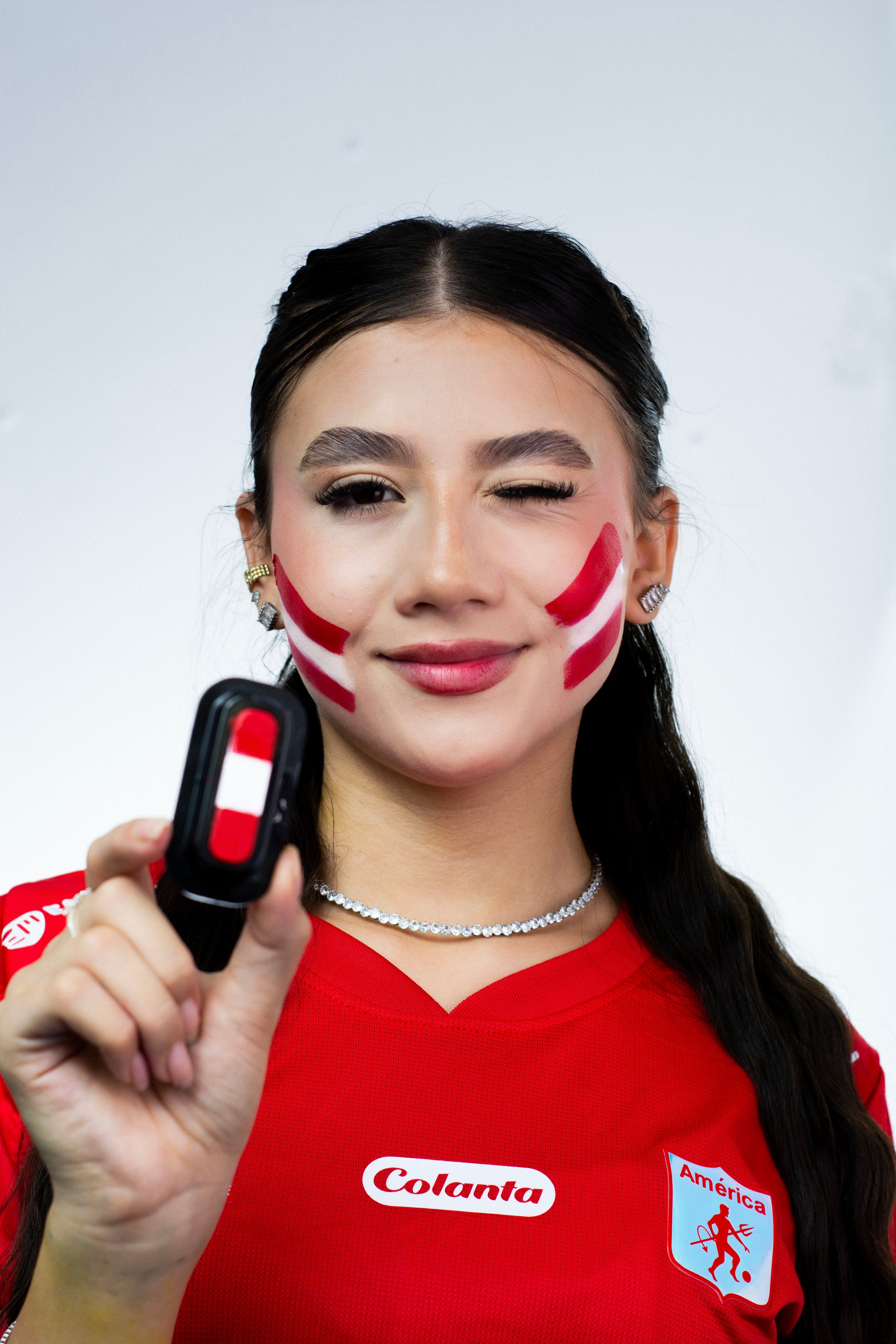Sello de Pintura Facial América de Cali — Accesorio Fanático