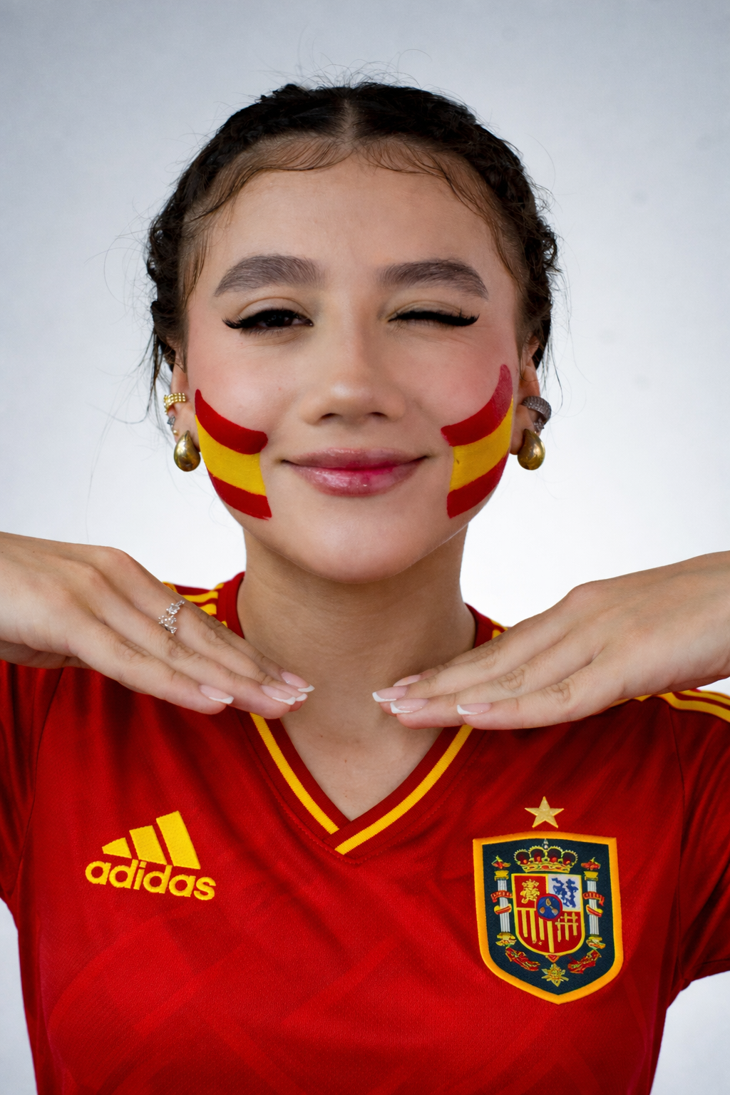 Sello de Pintura Facial Bandera de España — FIFA Copa del Mundo 2026
