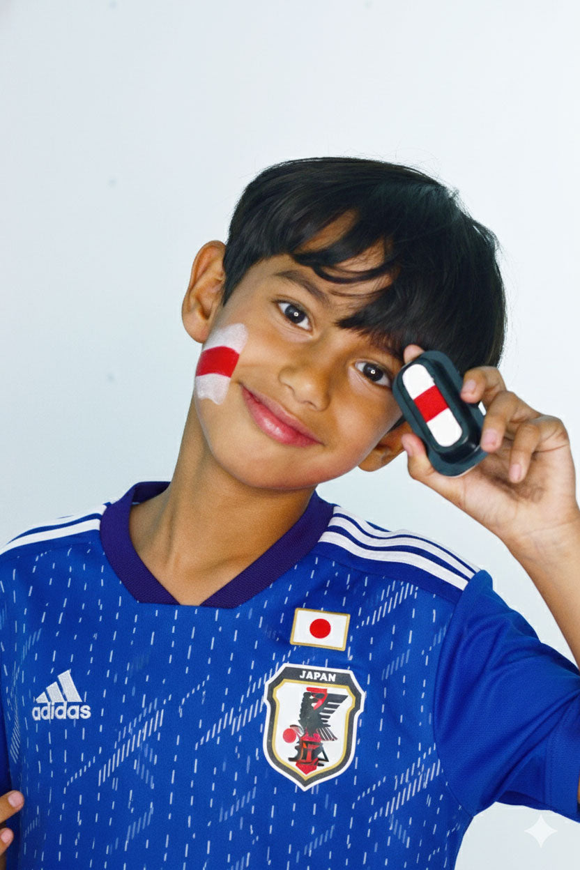Sello de Pintura Facial Bandera de Japón — FIFA Copa del Mundo 2026