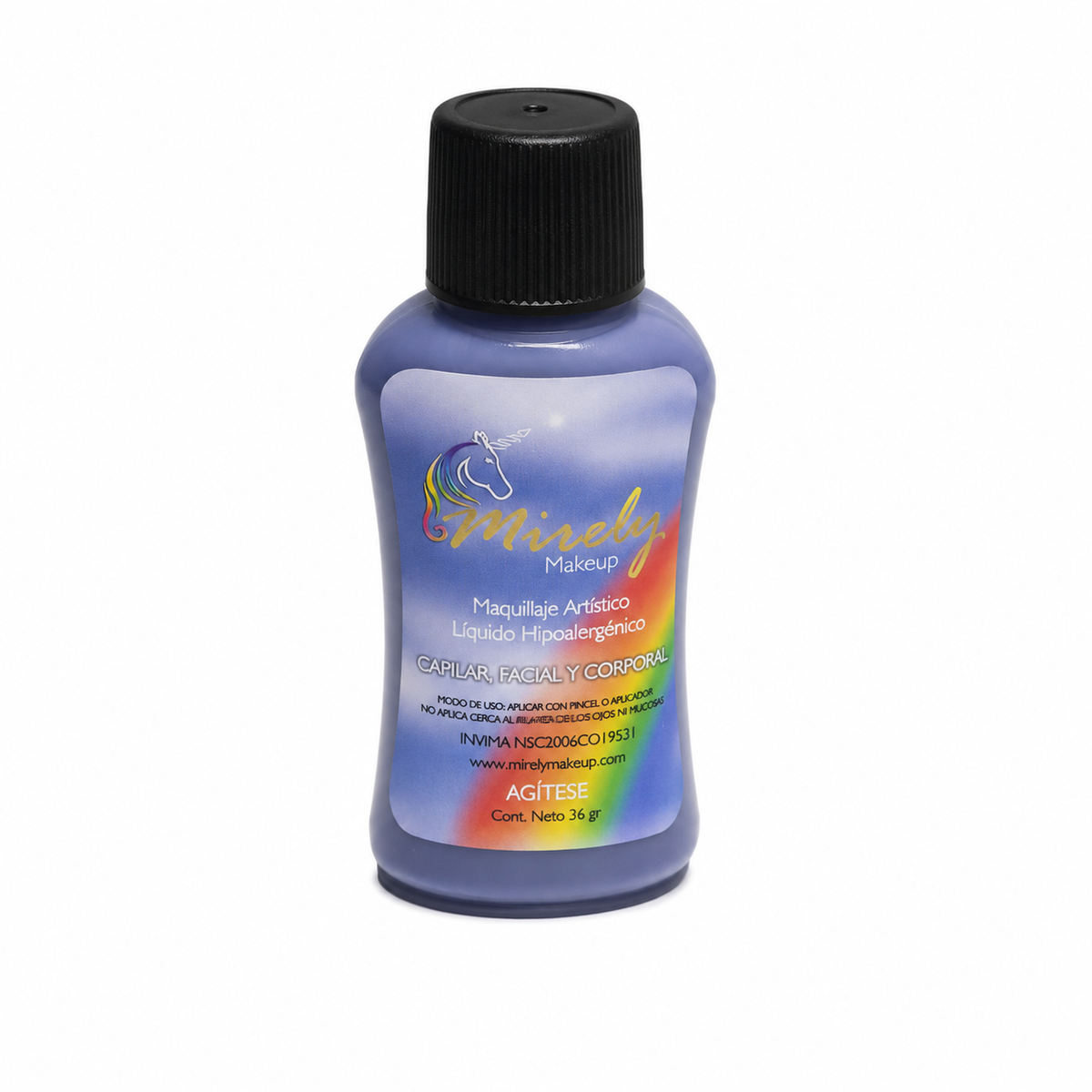 Base Líquida Artística Mirely Makeup por 36 g | 18 Colores