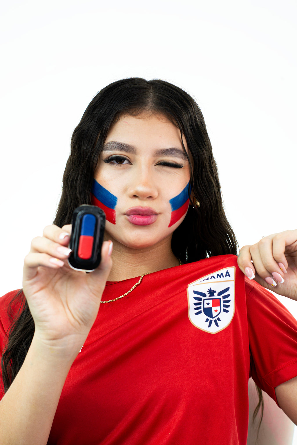 Sello de Pintura Facial Bandera de Panamá — FIFA Copa del Mundo 2026