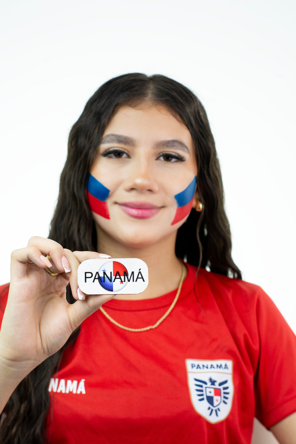 Sello de Pintura Facial Bandera de Panamá — FIFA Copa del Mundo 2026