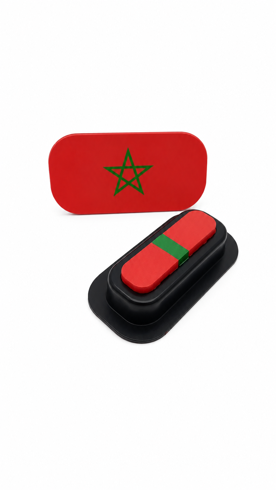 Sello de Pintura Facial Bandera de Marruecos — FIFA Copa del Mundo 2026
