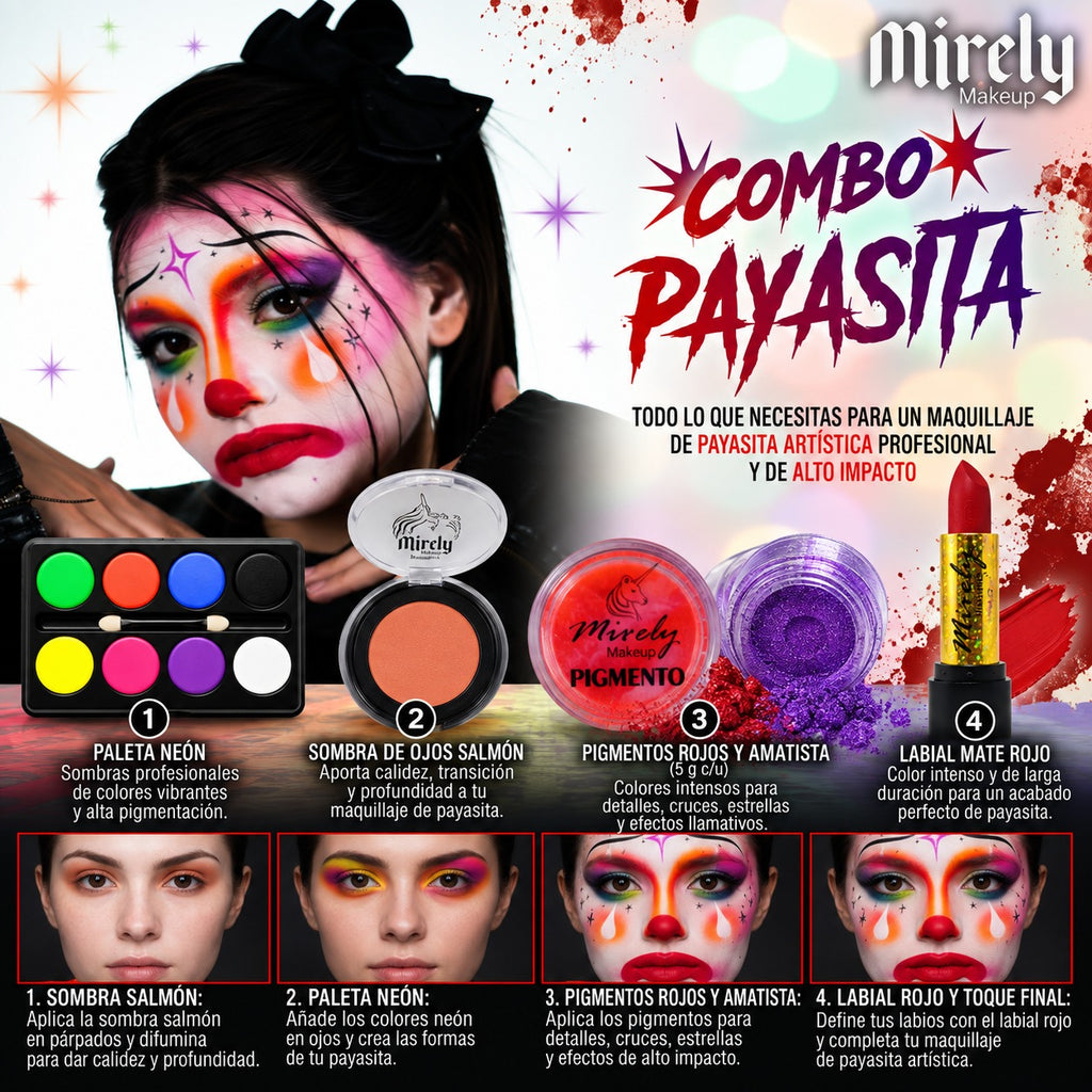 COMBO PAYASITA | Mirely Makeup