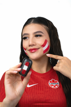 Sello de Pintura Facial Bandera de Canadá — FIFA Copa del Mundo 2026