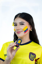 Sello de Pintura Facial Bandera de Ecuador — FIFA Copa del Mundo 2026
