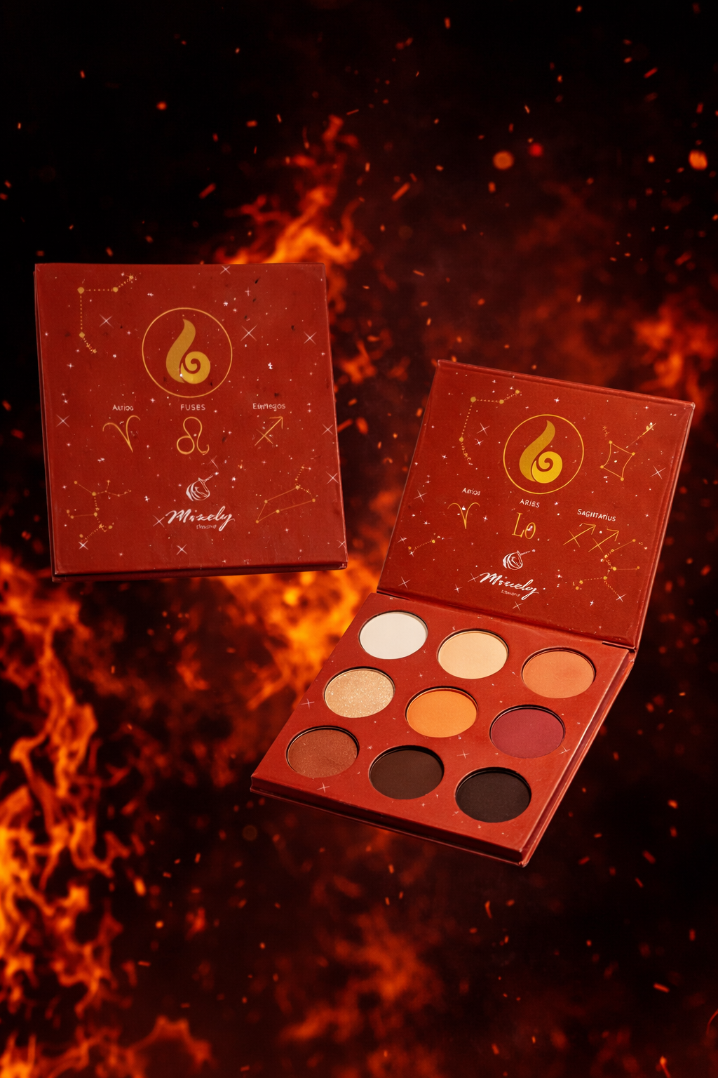 PALETA DE SOMBRAS ELEMENTO FUEGO