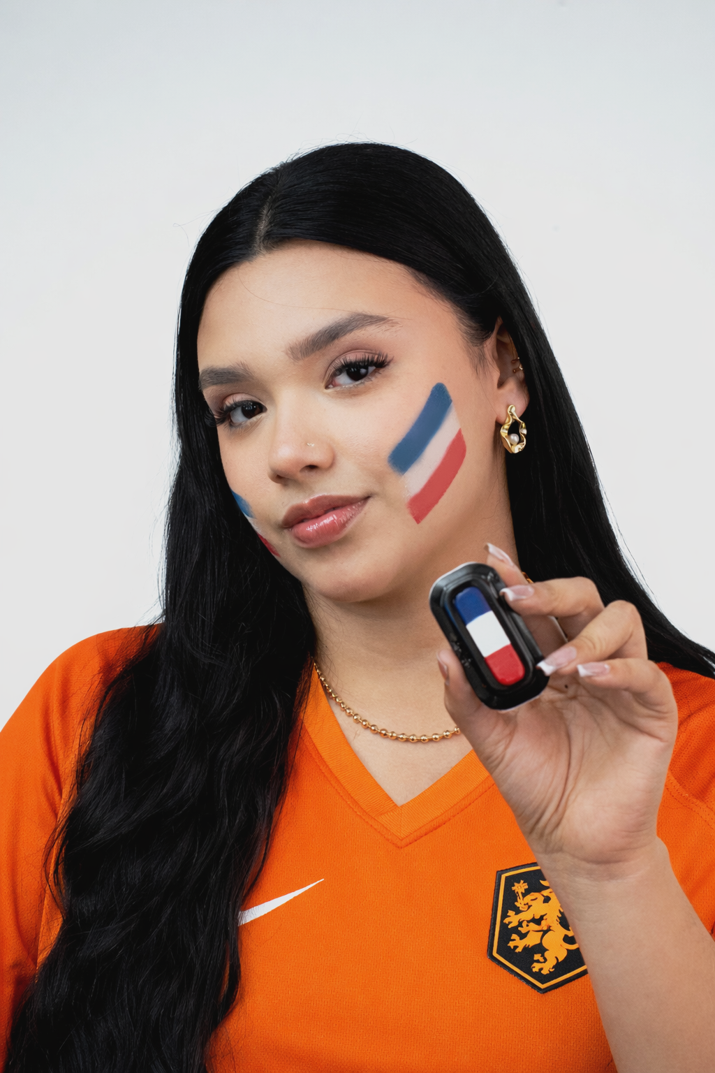 Sello de Pintura Facial Bandera de Países Bajos — FIFA Copa del Mundo 2026