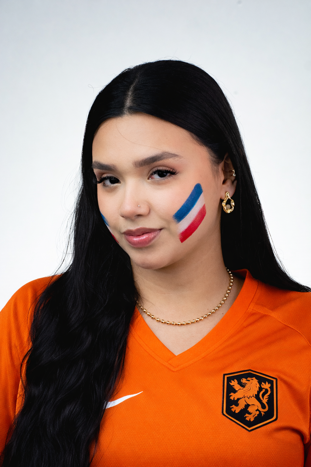 Sello de Pintura Facial Bandera de Países Bajos — FIFA Copa del Mundo 2026