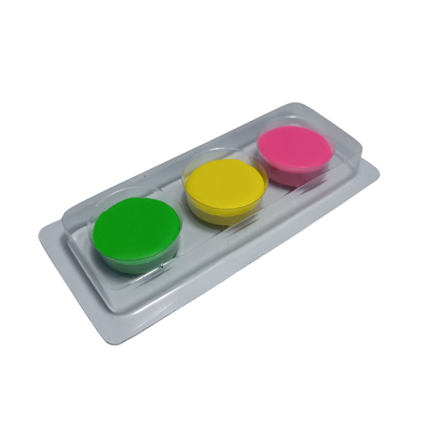 MAQUILLAJE ARTÍSTICO CREMOSO TRIO NEÓN